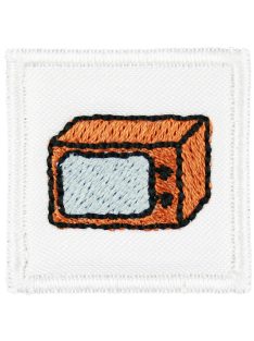   Ovis jel, Bölcsis jel, felvarrható, textilragasztóval felragasztható - Televízió