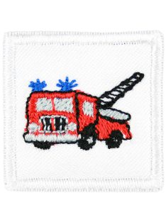   Ovis jel, Bölcsis jel, felvarrható, textilragasztóval felragasztható - Tűzoltóautó