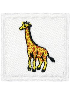   Ovis jel, Bölcsis jel, felvarrható, textilragasztóval felragasztható - Zsiráf