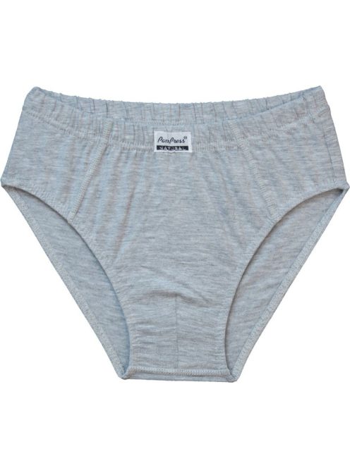 PamPress melírszürke férfi alsónadrág, férfi slipsz - M méret