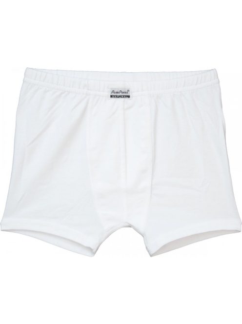 PamPress fehér fiú boxeralsó - 104-110
