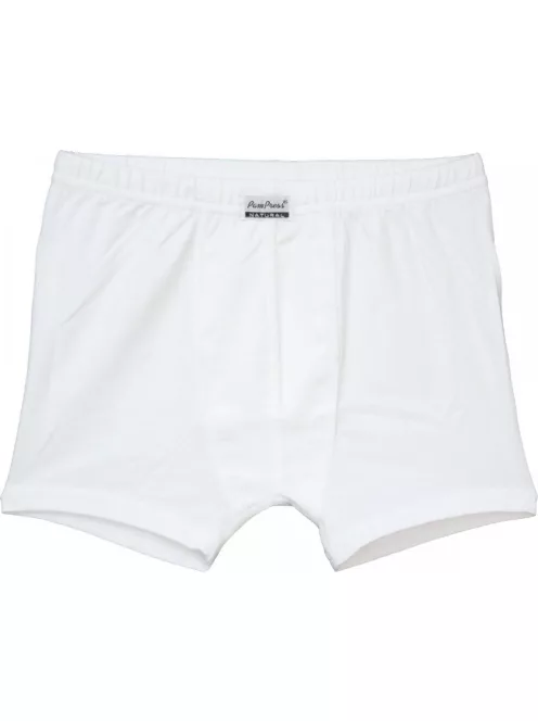 PamPress fehér fiú boxeralsó - 128-134