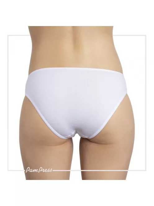 PamPress fehér női bugyi - M méret