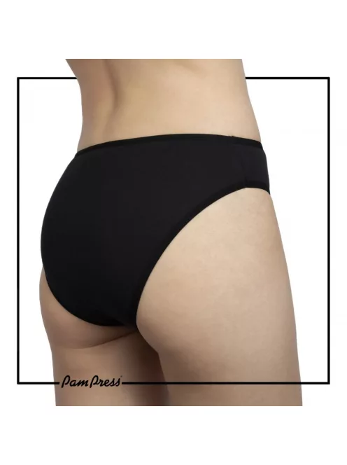 PamPress fekete női bugyi - XL méret