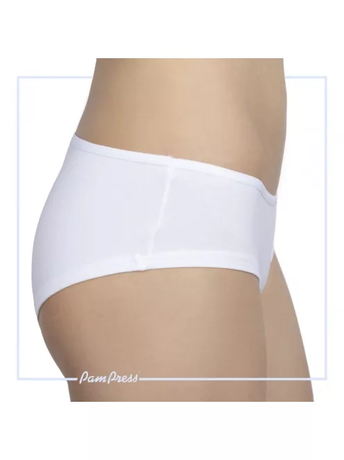 PamPress fehér női francia bugyi - XL méret