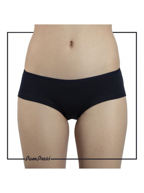 PamPress fekete női francia bugyi S-XL