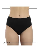 PamPress fekete női magasított derekú bugyi - XL méret
