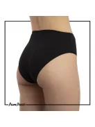 PamPress fekete női magasított derekú bugyi - XXL méret