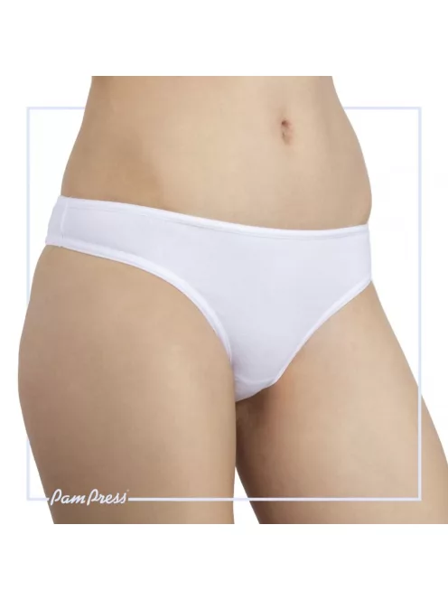 PamPress fehér női tanga - XL méret