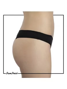 PamPress fekete női tanga - L méret