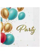 Party Balloon szalvéta 20 DARABOS, 33x33 cm FSC Nr1