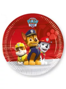   Paw Patrol Ready For Action Mancs Őrjárat papírtányér 8 DARABOS, 20 cm FSC Nr5