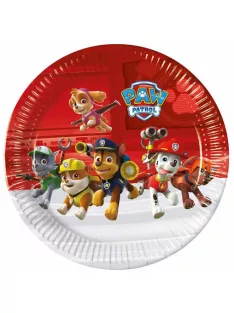   Paw Patrol Ready For Action Mancs Őrjárat papírtányér 8 DARABOS, 23 cm FSC Nr8