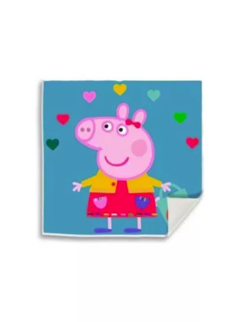 Peppa mágikus kéztörlő, arctörlő, törölköző 30x30 cm Nr 02