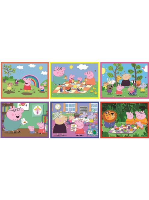 Peppa malac Nature Class 12 db-os mesekocka - Clementoni