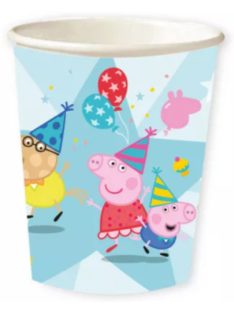 Peppa malac Celebration papír pohár 8 DARABOS 250 ml