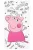 Peppa fürdőlepedő, strandtörölköző 70x140 cm Nr 01