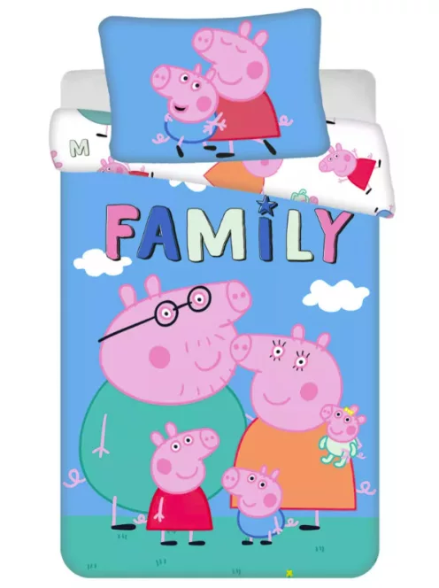 Peppa gyerek, ovis ágyneműhuzat 100×135 cm, 40×60 cm Nr 10