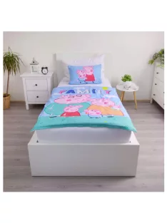   Peppa gyerek, ovis ágyneműhuzat 100×135 cm, 40×60 cm Nr 10