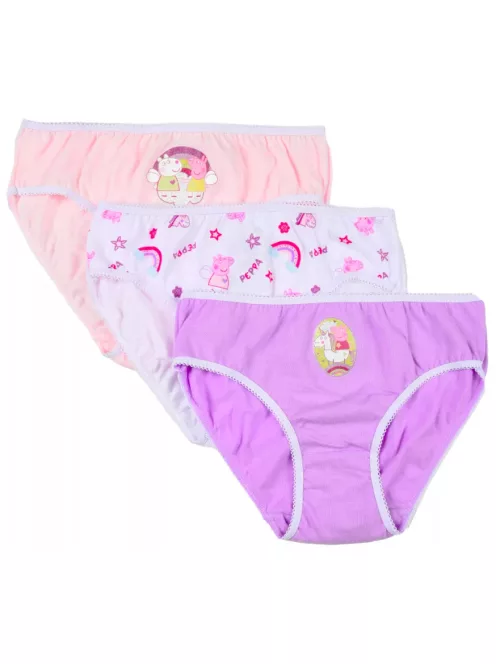 Peppa malac gyerek fehérnemű, alsó 3 darab/csomag 3 év, 4 év, 5 év, 6 év Nr2