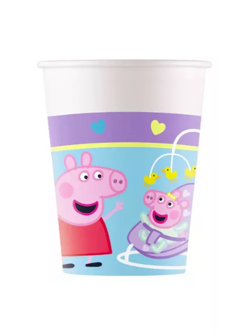 Peppa papírpohár, party pohár 8 DARABOS, 200 ml FSC Nr5
