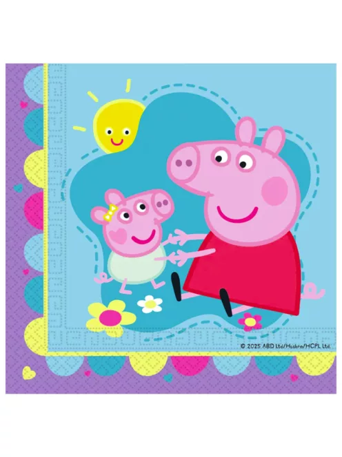 Peppa szalvéta 20 DARABOS, 33x33 cm FSC Nr4
