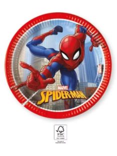   Spiderman Crime Fighter, Pókember papírtányér 8 DARABOS, 20 cm FSC Nr2