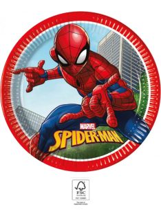   Spiderman Crime Fighter, Pókember papírtányér 8 DARABOS, 23 cm FSC Nr1