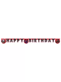 Pókember Happy Birthday felirat FSC 2 méter Nr2