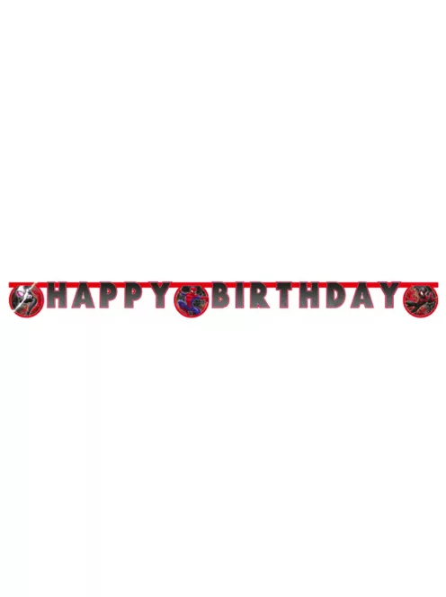 Pókember Happy Birthday felirat FSC 2 méter Nr2
