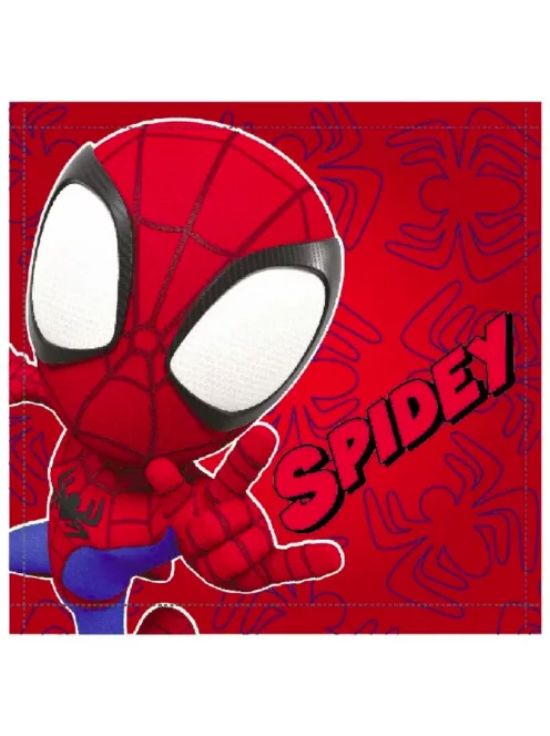 Pókember Spidey kéztörlő, arctörlő, törölköző 30x30 cm Nr 02