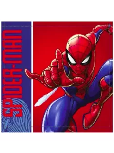   Pókember Spidey kéztörlő, arctörlő, törölköző 30x30 cm Nr 05