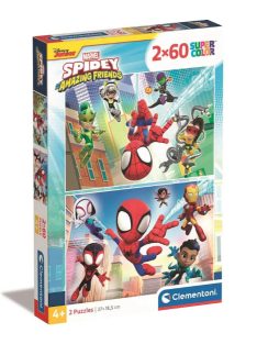 Pókember Spidey 2x60 db-os puzzle Clementoni