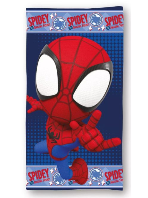 Pókember Spidey Action fürdőlepedő, strand törölköző 70x140 cm (Fast Dry)