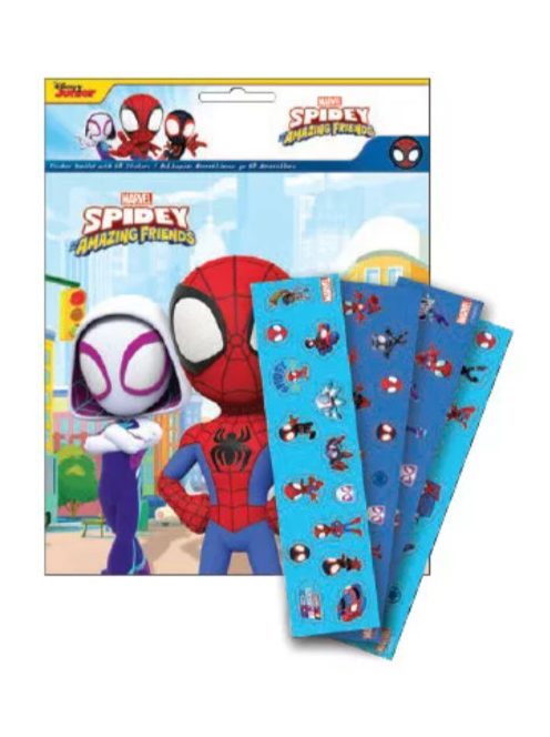 Pókember Spidey matricás album 50 db matricával Nr2