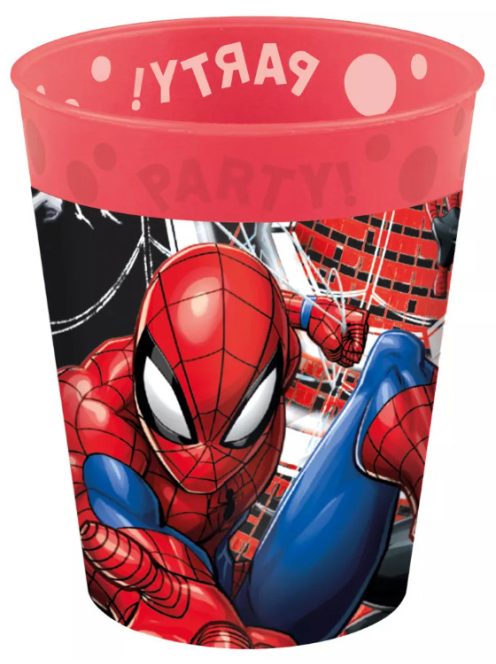Pókember World of Webs micro prémium műanyag pohár 250 ml Nr3