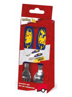 Pokémon Lightning fém evőeszköz készlet - 2 darabos