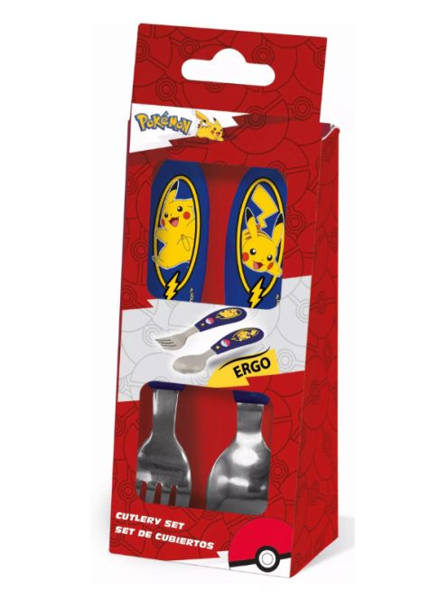 Pokémon Lightning fém evőeszköz készlet - 2 darabos