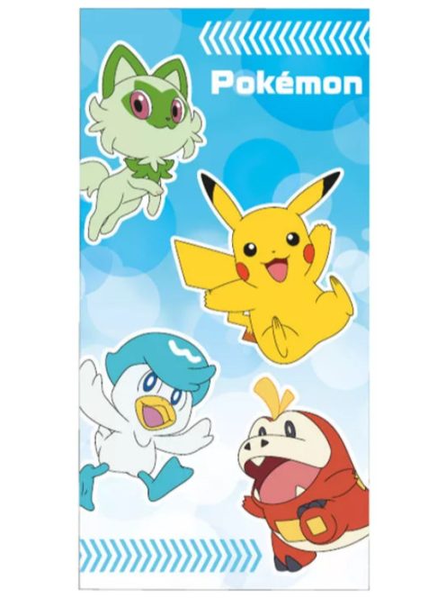 Pokémon Generation 9 fürdőlepedő, strand törölköző 70x140 cm