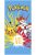 Pokémon Scorbunny fürdőlepedő, strand törölköző 70x140 cm