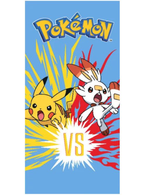 Pokémon Scorbunny fürdőlepedő, strand törölköző 70x140 cm