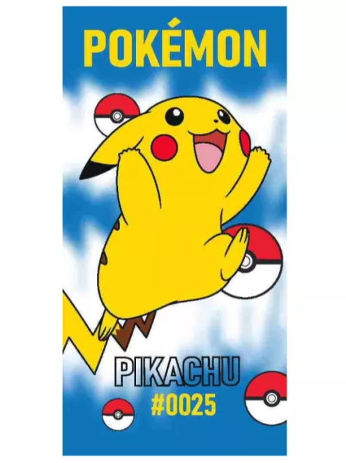 Pokémon fürdőlepedő, strandtörölköző 70x140 cm Nr 05