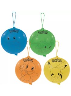 Pokémon Thunder Punch léggömb, lufi 4 db-os