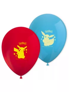 Pokémon léggömb, lufi 8 DARABOS 28 cm Nr1