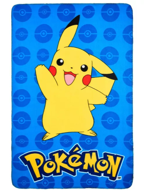 Pokémon Wave polár takaró, pléd 100x150 cm Nr4