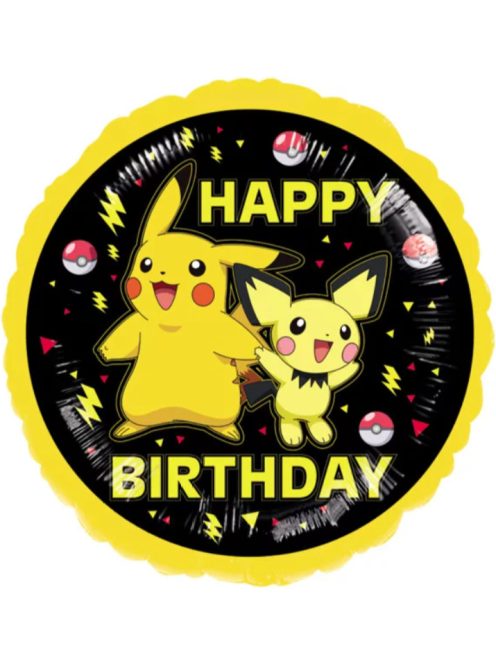 Pokémon Thunder fólia lufi 43 cm Nr1