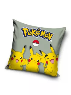 Pokémon Triple Sparkle velúr párnahuzat 40x40 cm Nr1
