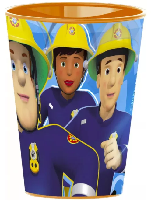 Sam a Tűzoltó műanyag pohár 260 ml Nr 01