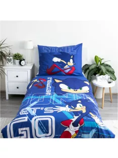   Sonic, a sündisznó Let's go ágyneműhuzat 140×200cm, 70×90 cm Nr4