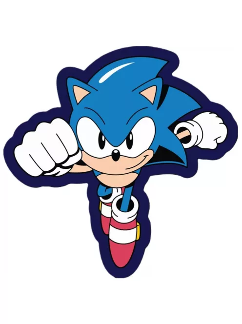 Sonic a sündisznó Run párna, formapárna 40x40 cm Nr3